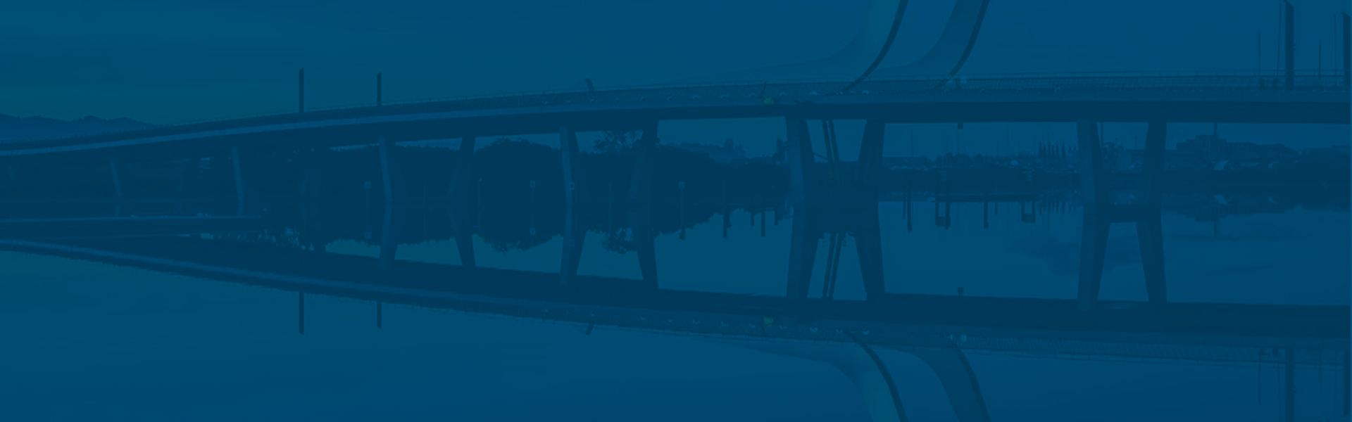 bridge with blue overlay